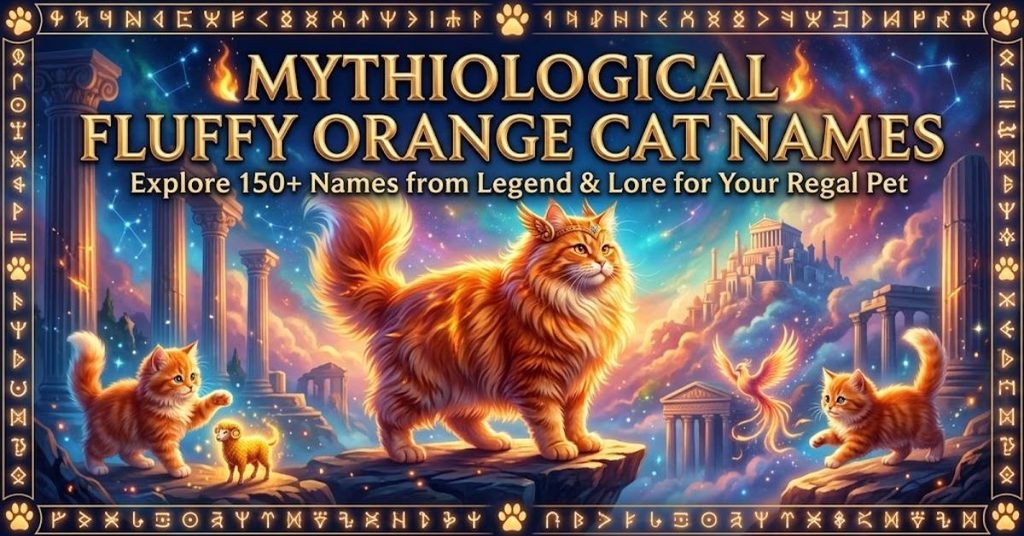 Mythological Fluffy Orange Cat Names