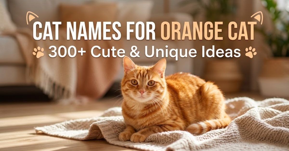Cat Names for Orange Cat