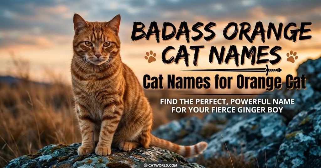 Badass Orange Cat Names