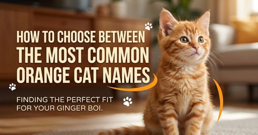 Most Common Orange Cat Names