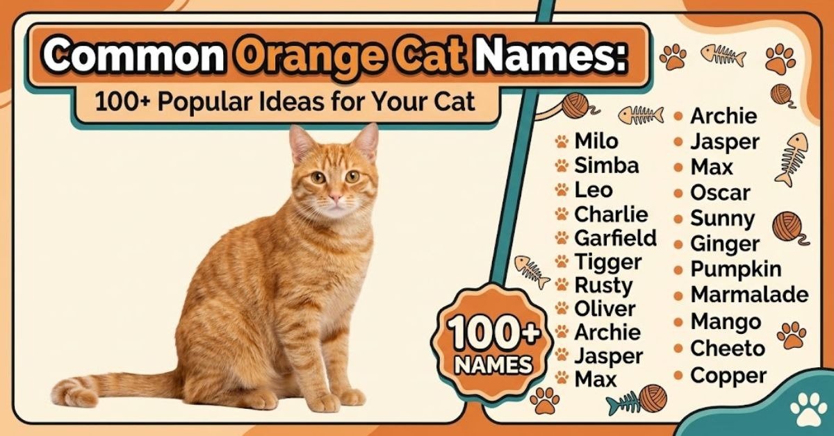 Common Orange Cat Names
