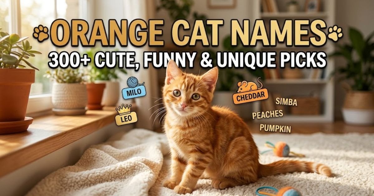 Orange Cat Names