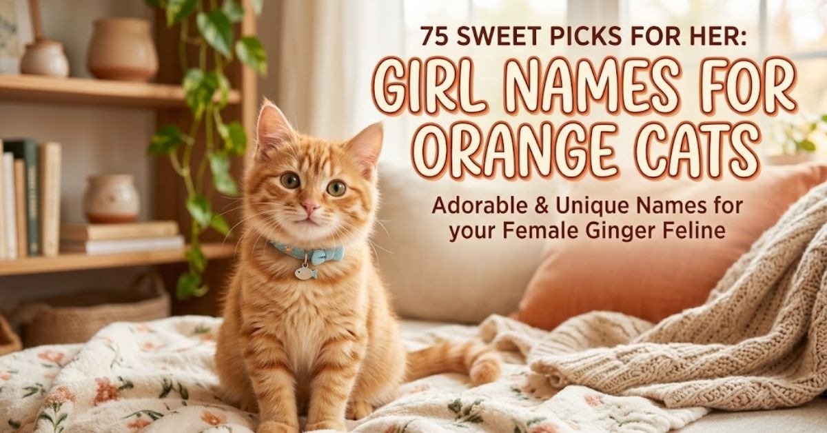 Cute Orange Cat Names Girl