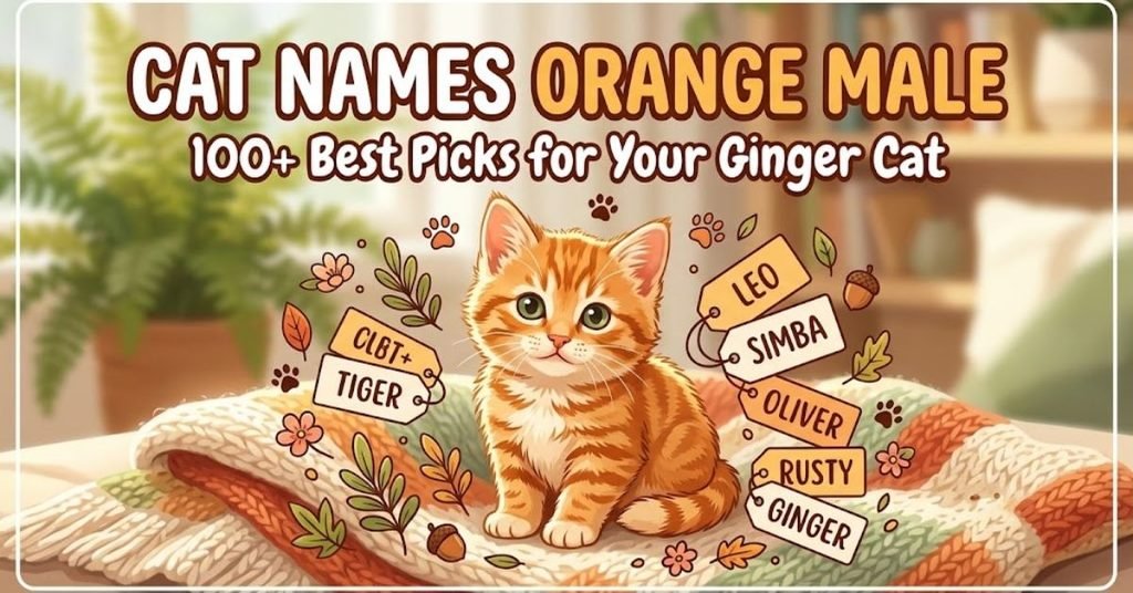Cat Names Orange Male