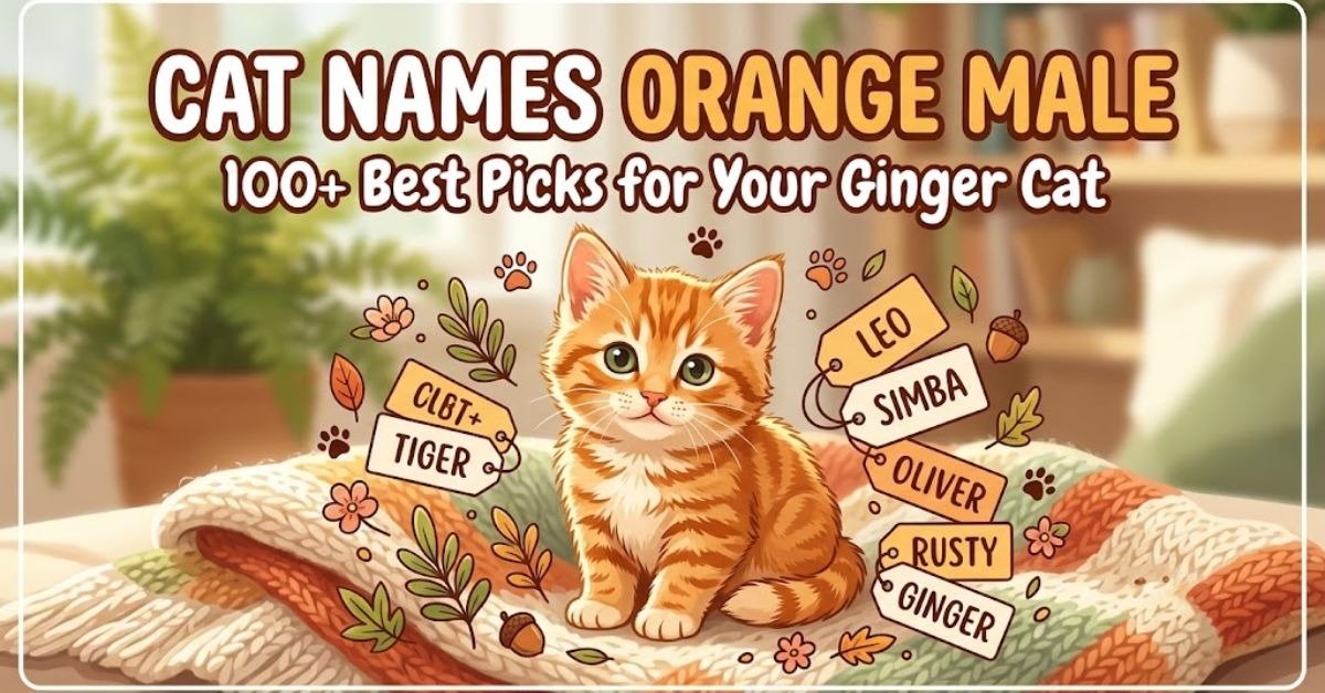 Cat Names Orange Male