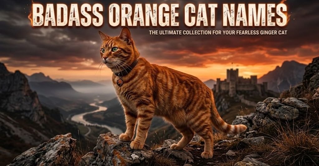 Badass Orange Cat Names
