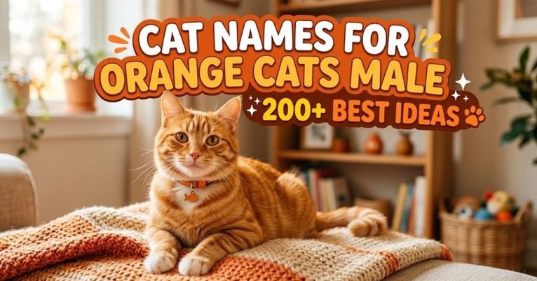 Cat Names for Orange Cats Male