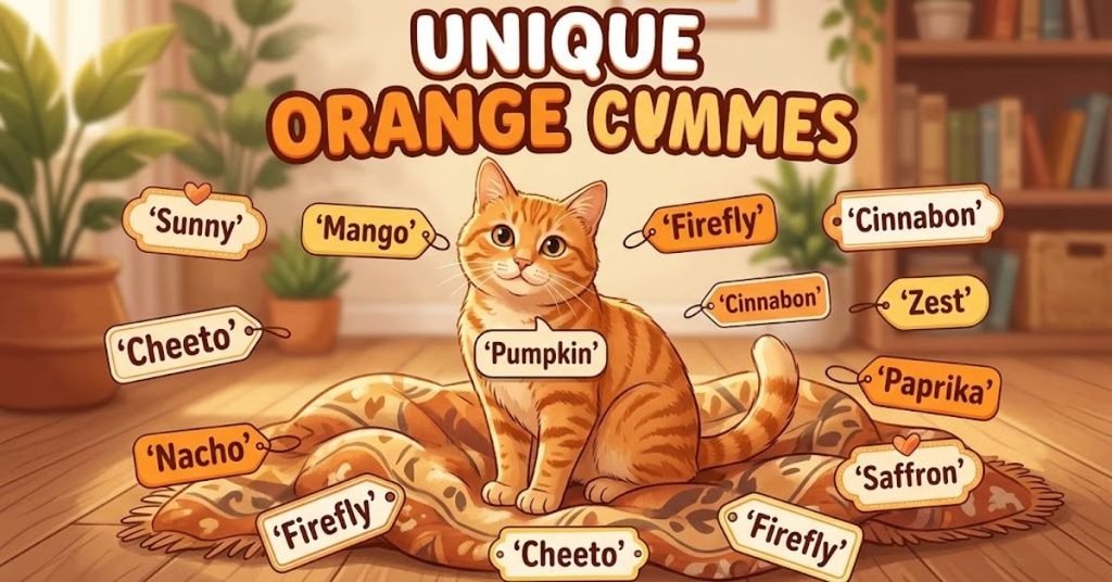 Unique Orange Cat Names