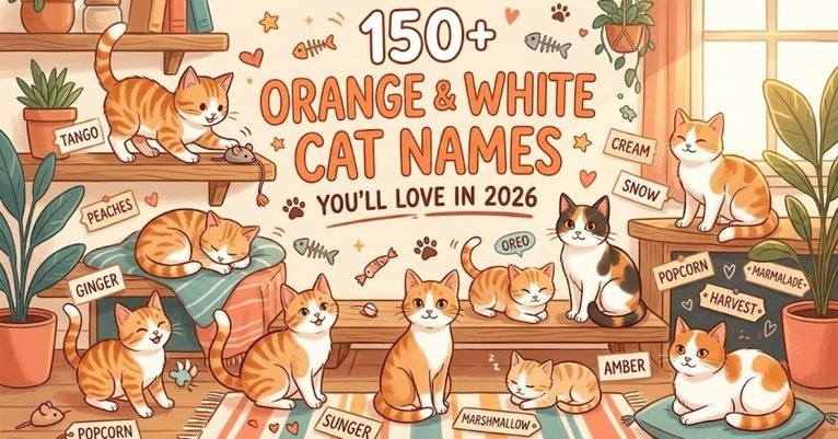 Orange White Cat Names