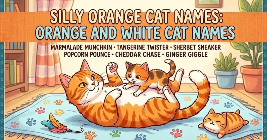 Orange and White Cat Names
