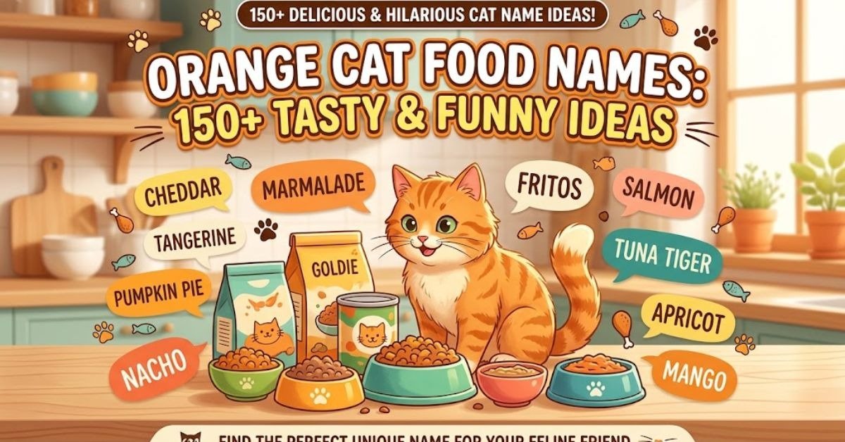 Orange Cat Food Names
