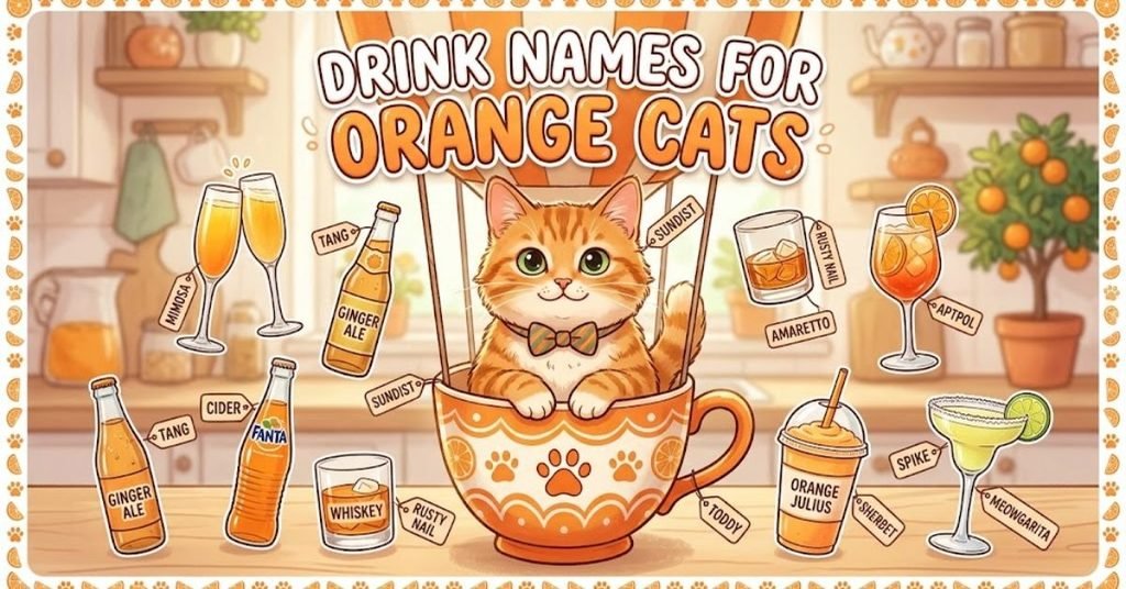 Drink Names for Orange Cats