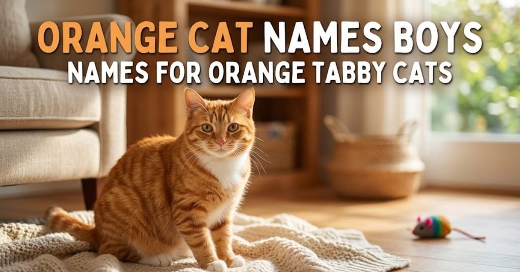 Names for Orange Tabby Cats