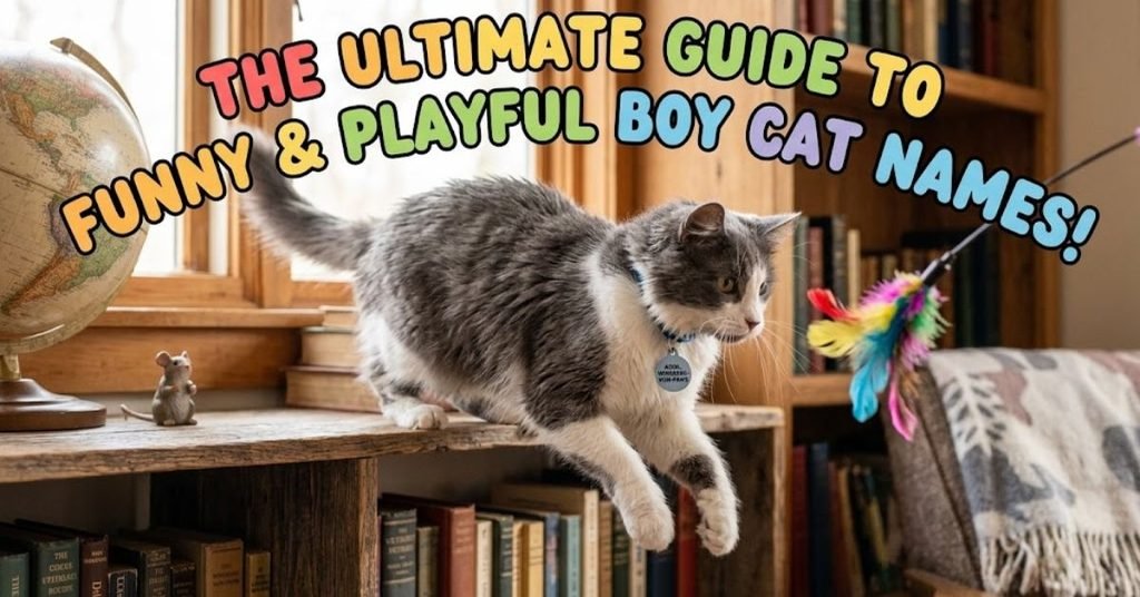 Funny and Playful Boy Cat Names