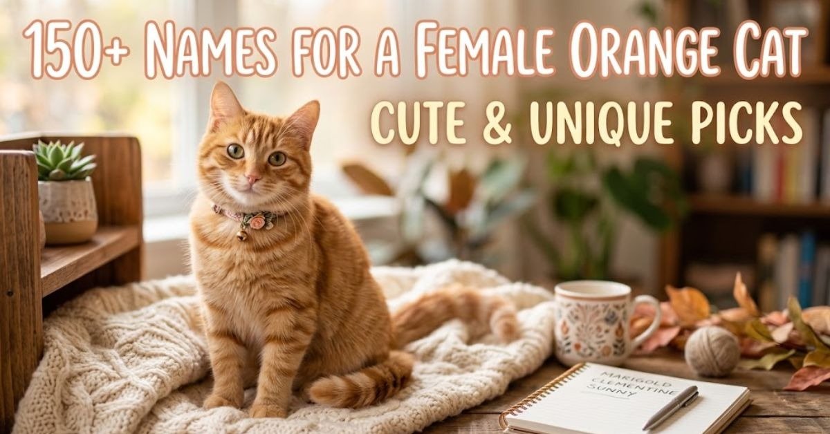 Names for a Female Orange Cat