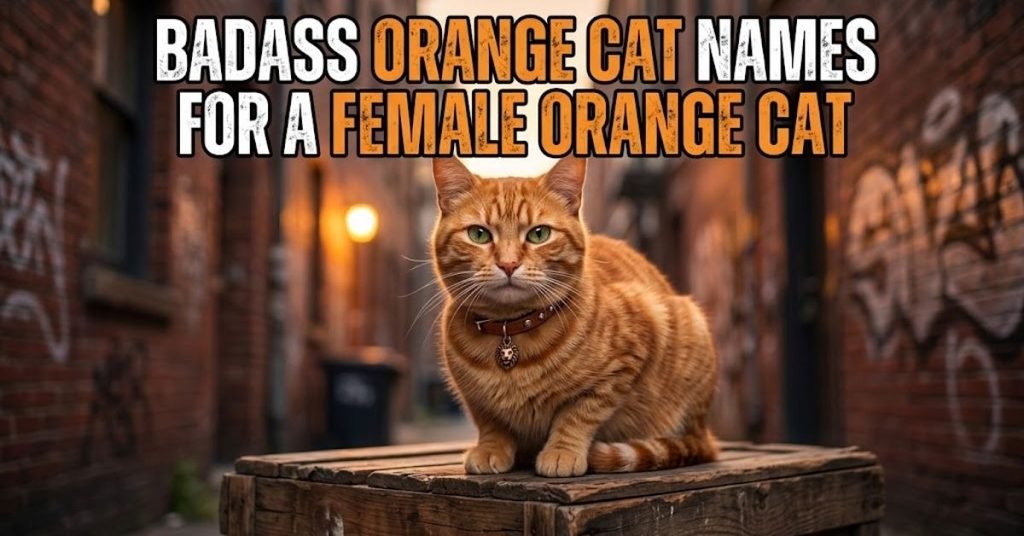 Badass Orange Cat Names