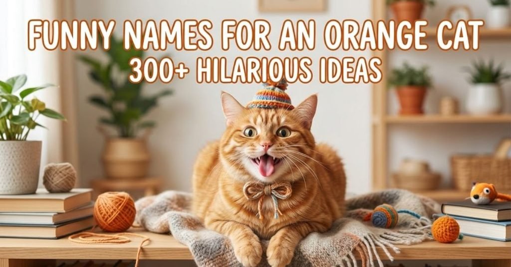 Funny Names for an Orange Cat