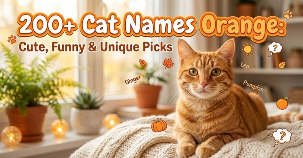 Cat Names Orange