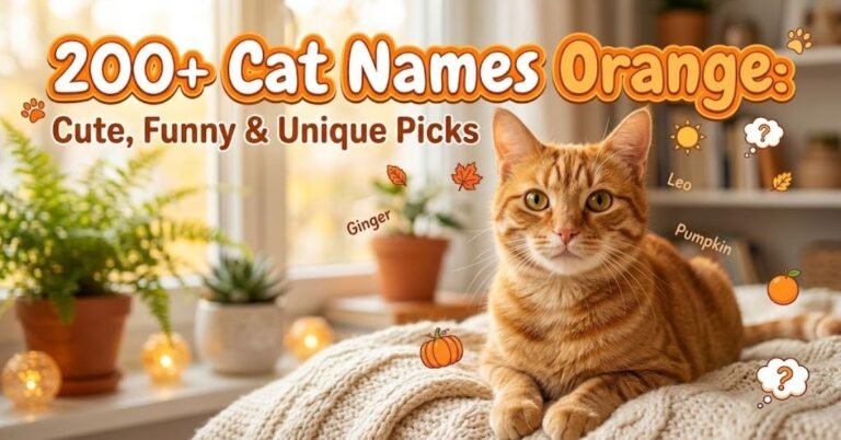 Cat Names Orange