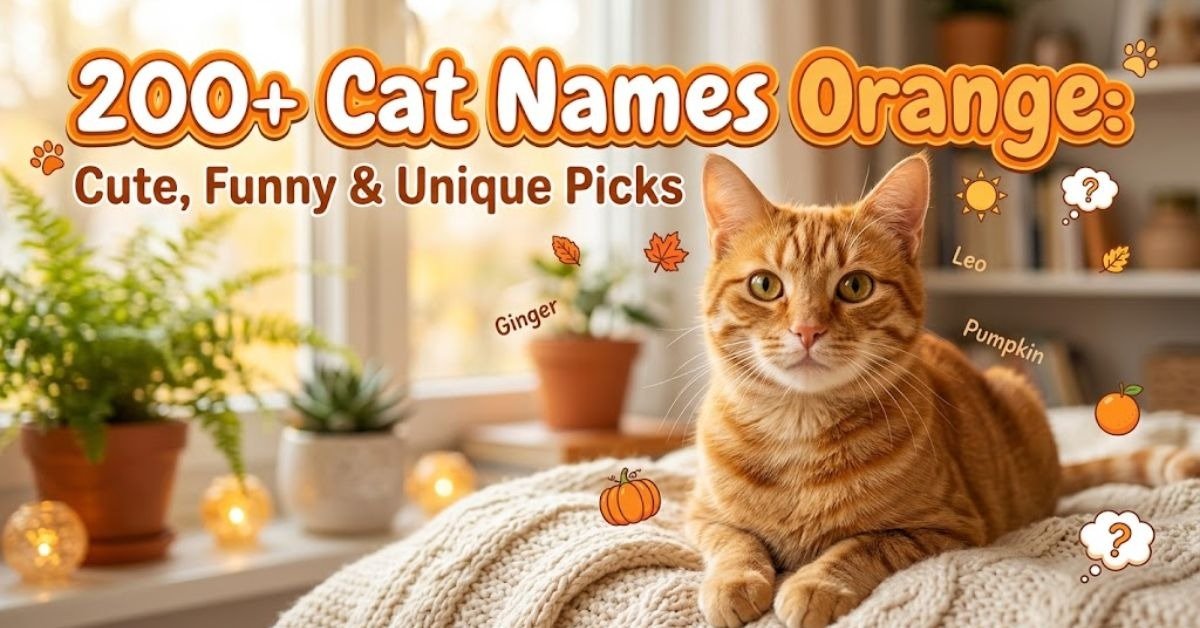 Cat Names Orange