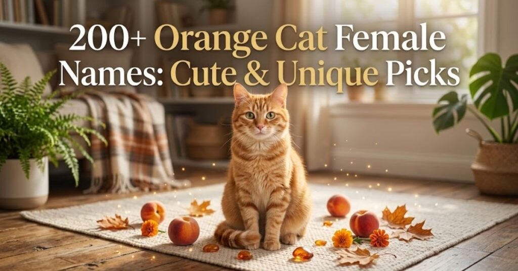 Female Orange Cat Names