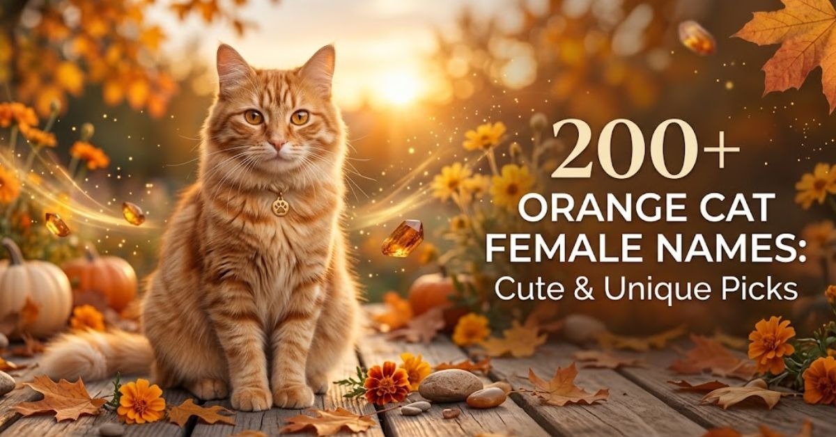 Orange Cat Female Names