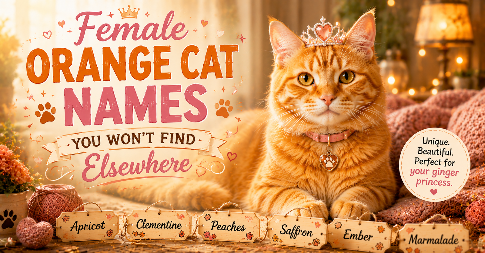 Female Orange Cat Names