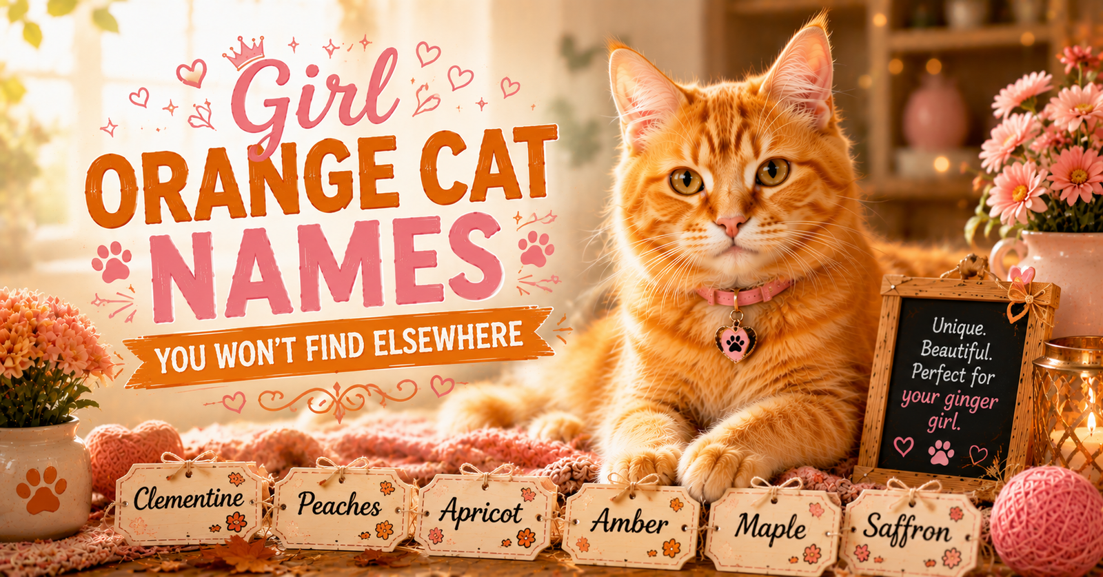 Girl Orange Cat Names