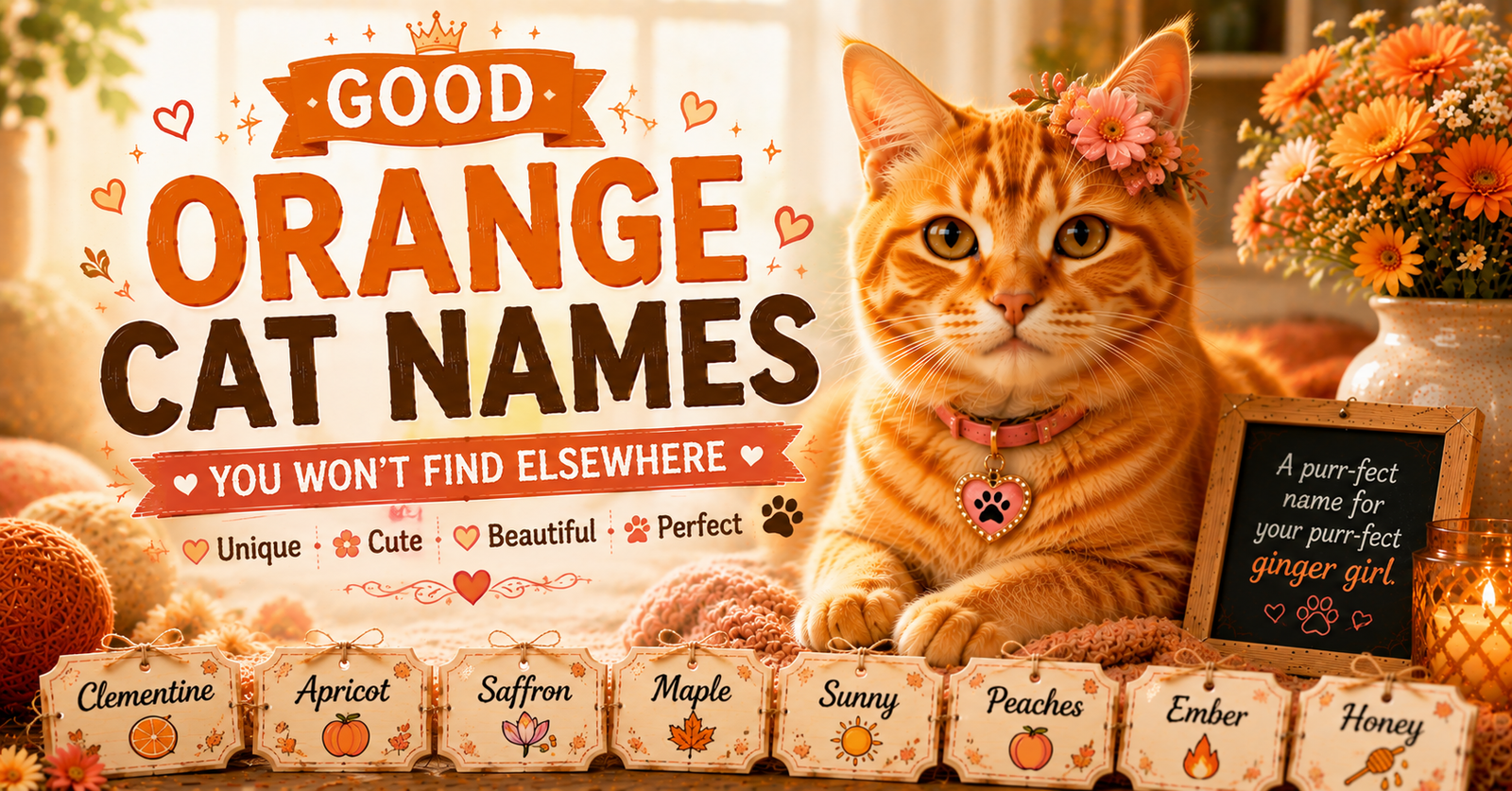 Good Orange Cat Names