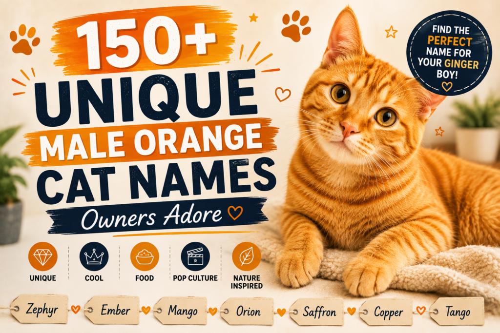 Unique Male Orange Cat Names