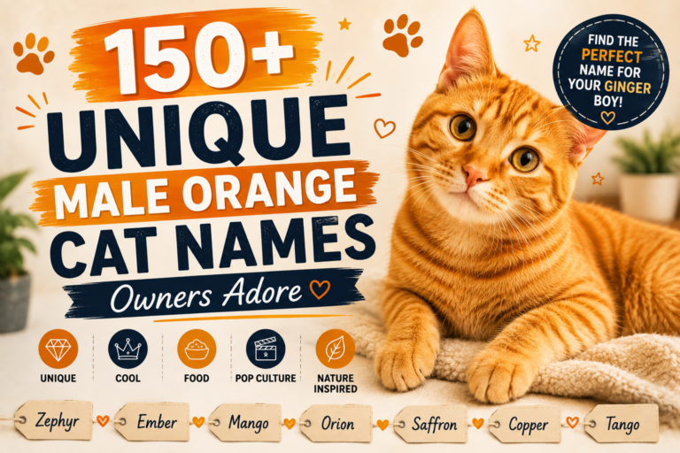 Unique Male Orange Cat Names