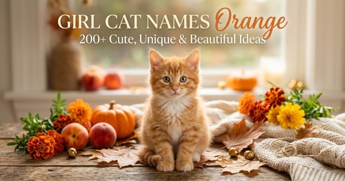 Girl Cat Names Orange