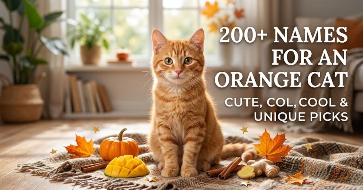 Names for an Orange Cat