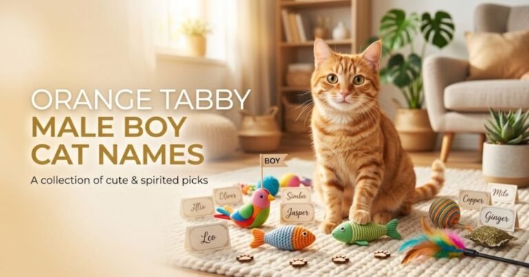 Orange Tabby Male Boy Cat Names