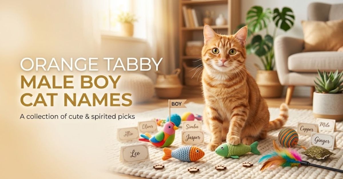Orange Tabby Male Boy Cat Names