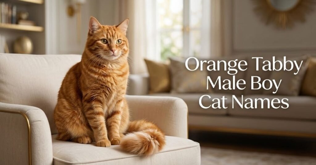 Orange Cat Names for Boys