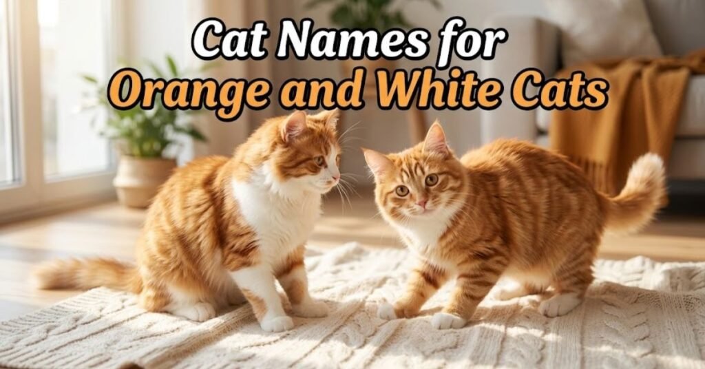 Orange and White Cat Names