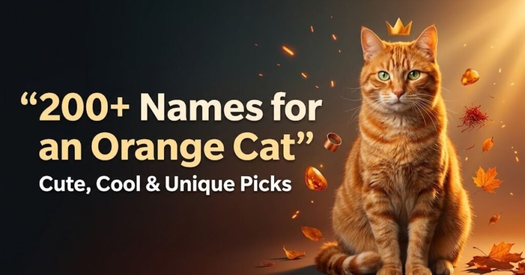 Names for an Orange Cat