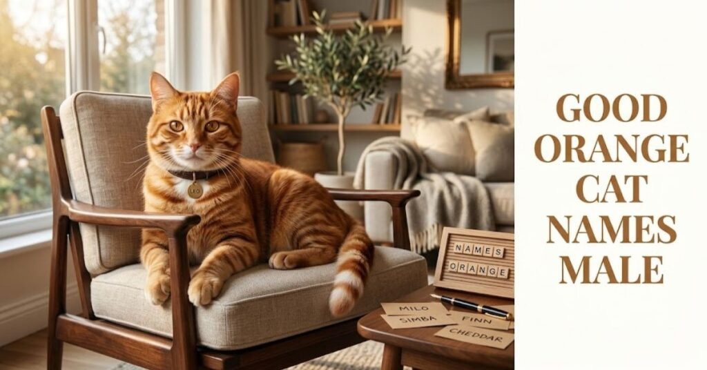 Unique Orange Cat Names