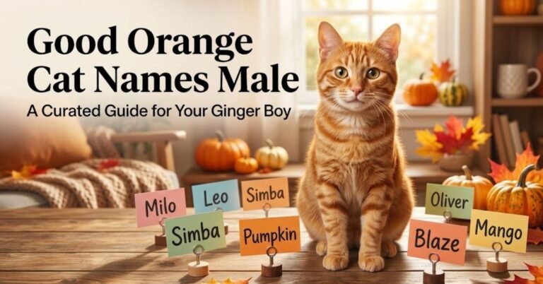 Good Orange Cat Names Male