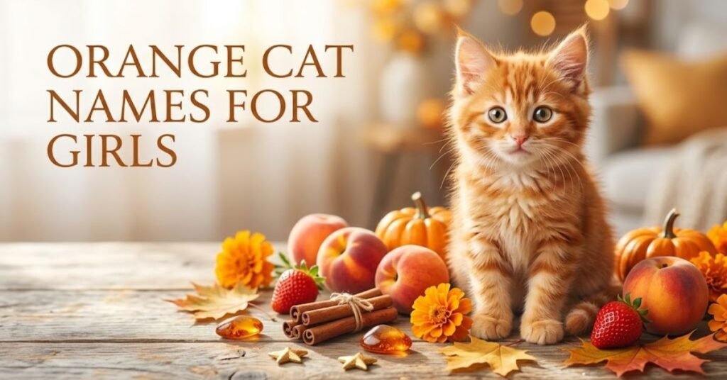 Orange Cat Names for Girls