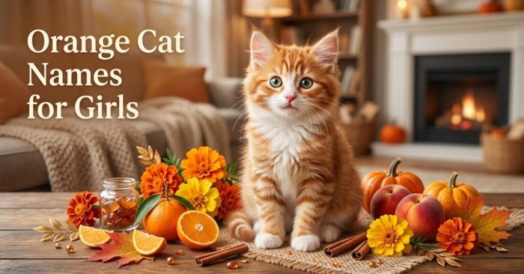Orange Cat Names for Girls