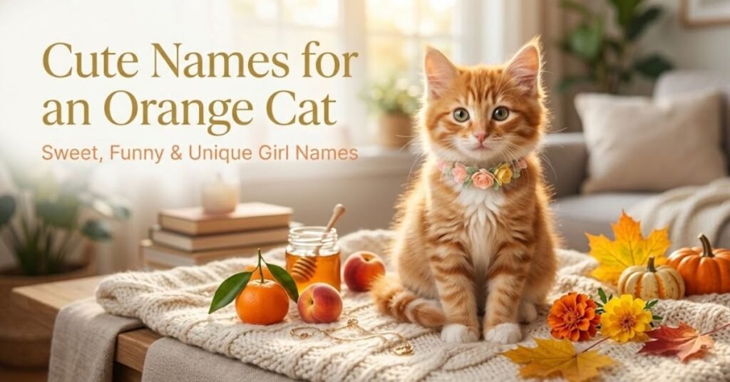 Spicy Names for Orange Cats
