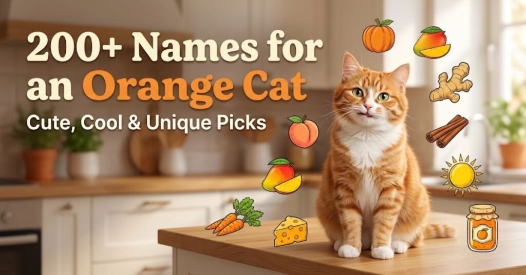 Names for an Orange Cat