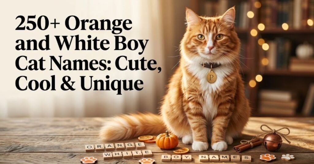 How to Choose the Final Name for orange cat 