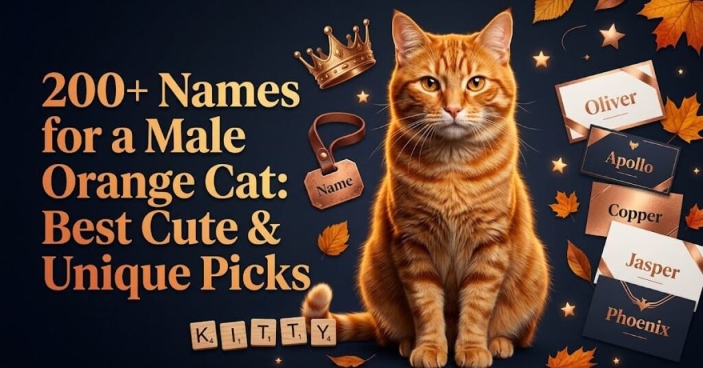 Names for a Male Orange Cat