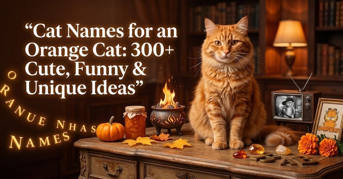 Cat Names for an Orange Cat