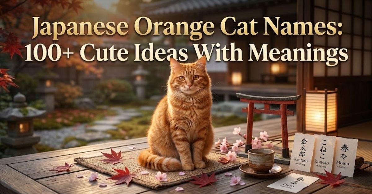 Japanese Orange Cat Names