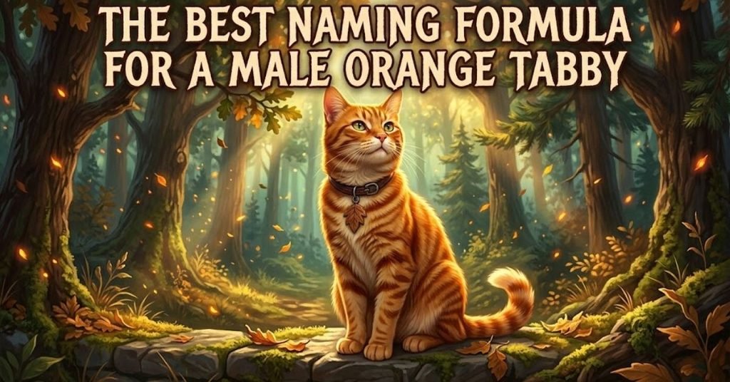 Best Naming Formula for a Male Orange Tabby
