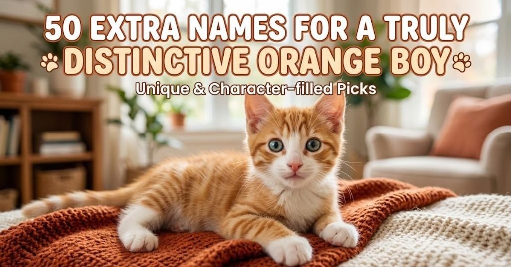 Names for a Truly Distinctive Orange Boy